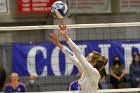 VB vs WSU  Wheaton Women's Volleyball vs Worcester State University. - Photo by Keith Nordstrom : Wheaton, Volleyball